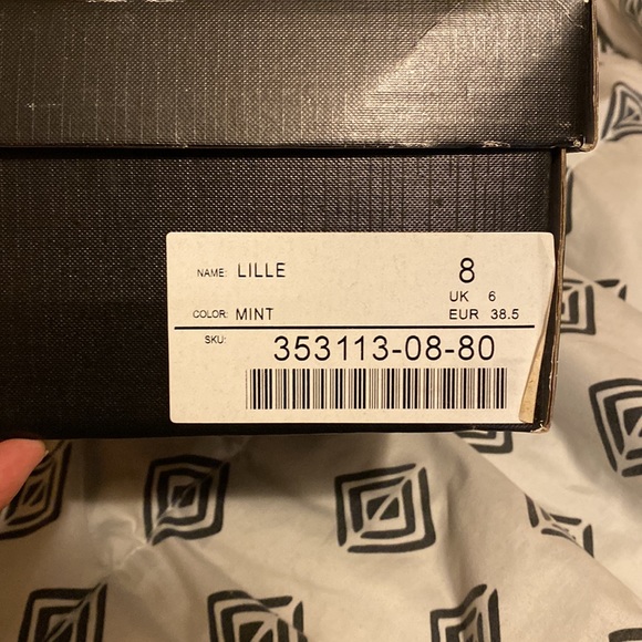 Just fab platform heels. Only worn once for prom night! Mint green. Size 8 - Picture 4 of 5